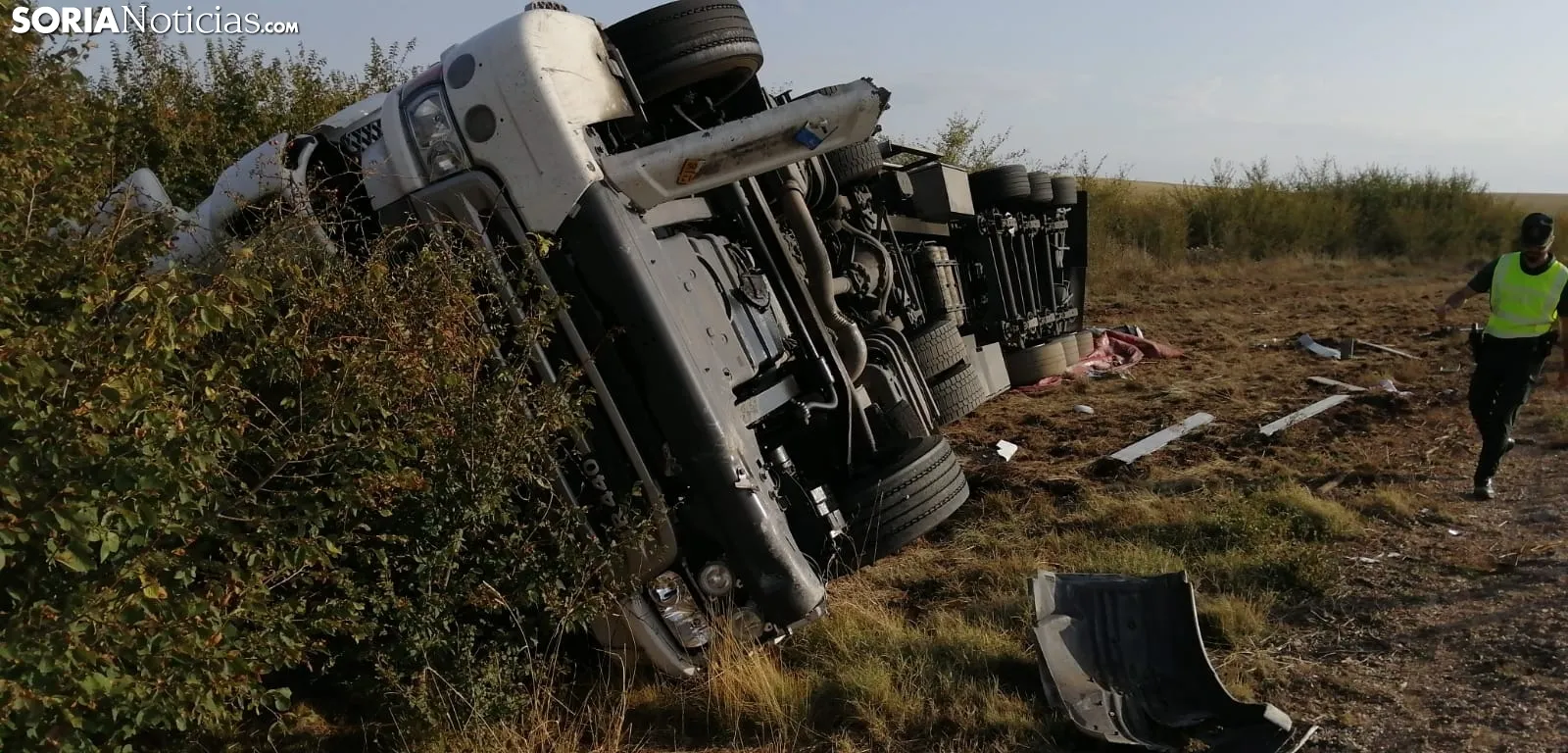 Accidente en la N122. Soria Noticias