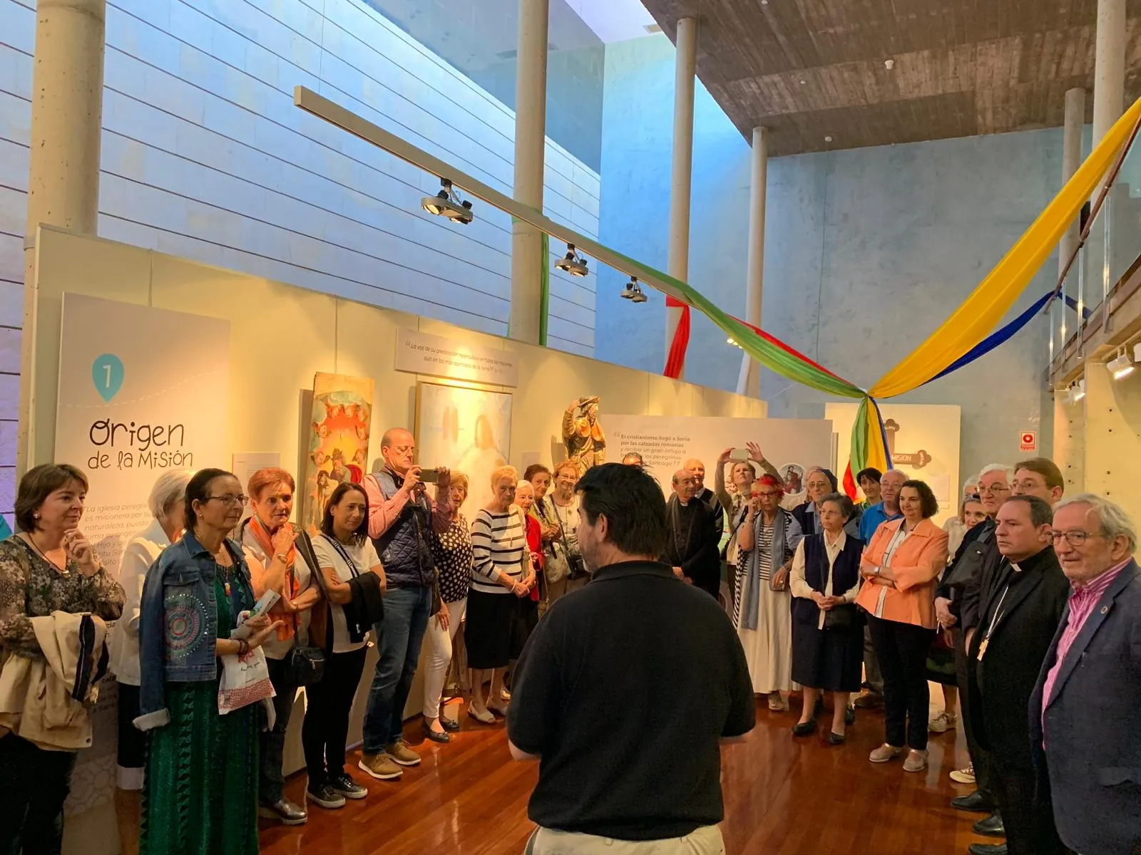 Inauguración de la exposición.