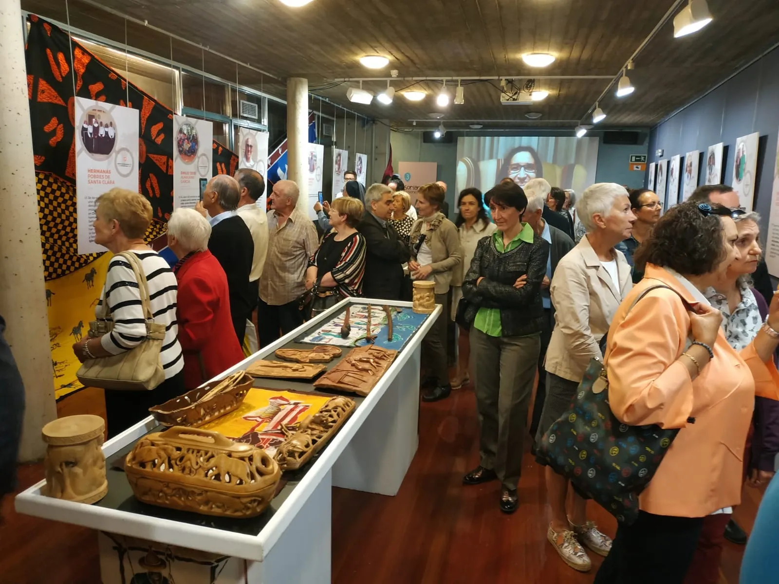 Inauguración de la exposición.