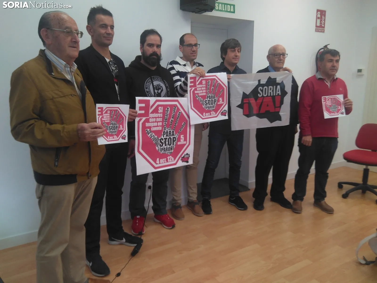 Rueda de prensa de la Soria ¡Ya!