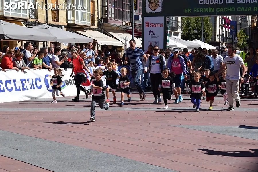 Carreras de categorías inferiores de la Media Maraton Abel Antón 5K Fermín Cacho 2019. /S.N.