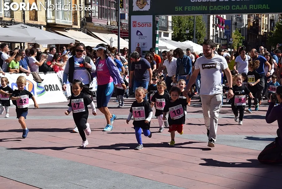 Carreras de categorías inferiores de la Media Maraton Abel Antón 5K Fermín Cacho 2019. /S.N.