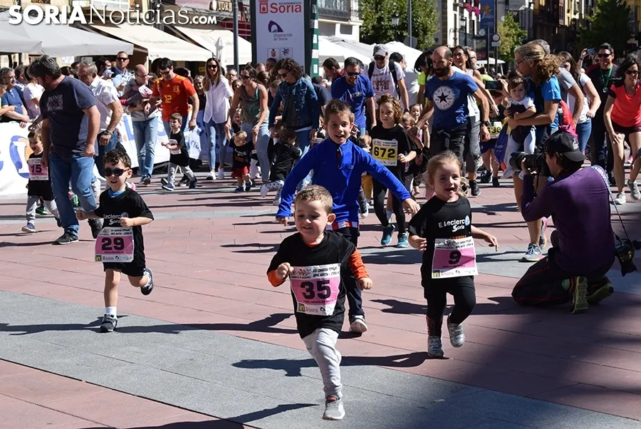 Carreras de categorías inferiores de la Media Maraton Abel Antón 5K Fermín Cacho 2019. /S.N.