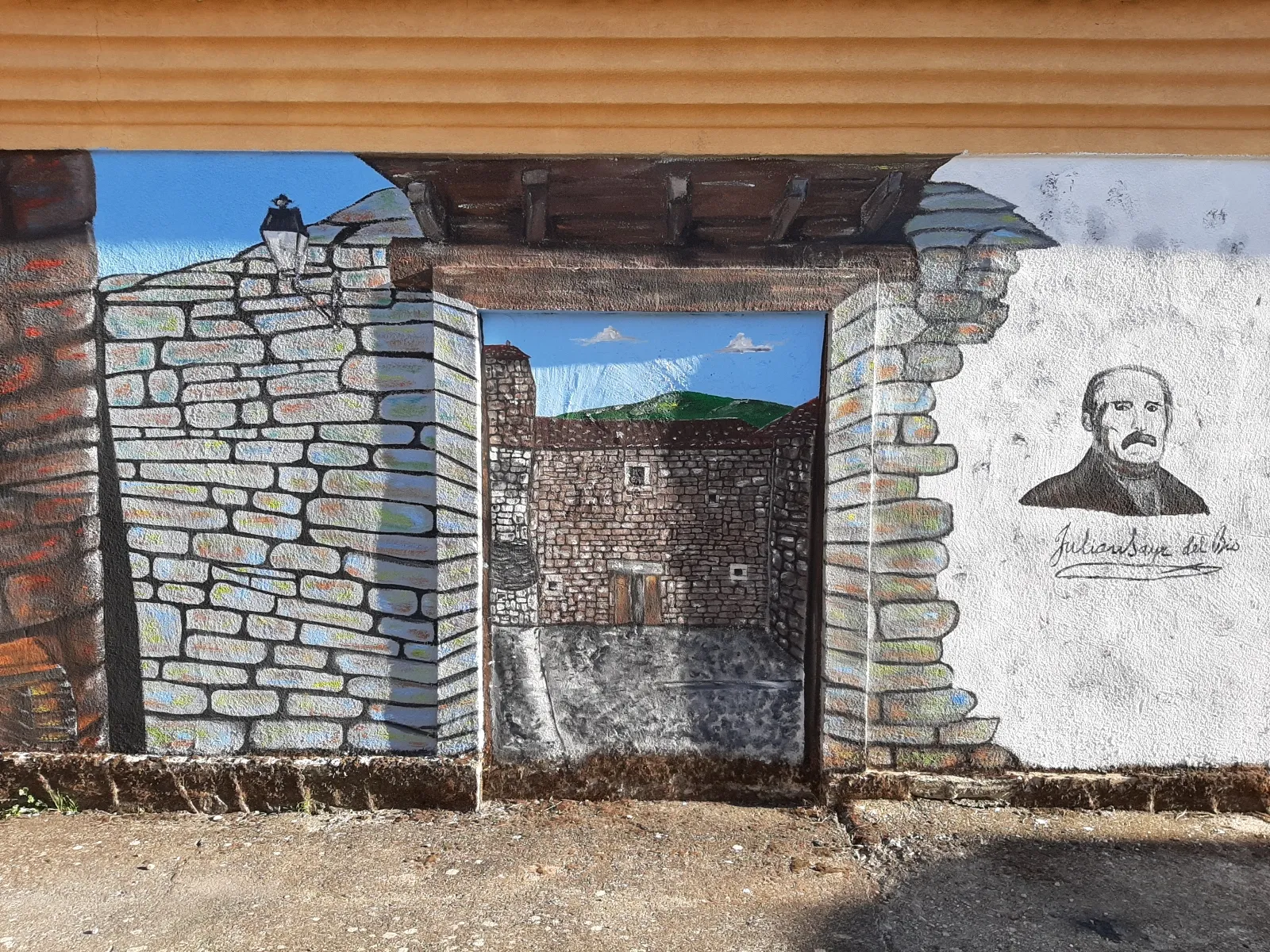 Una imagen del nuevo mural. 