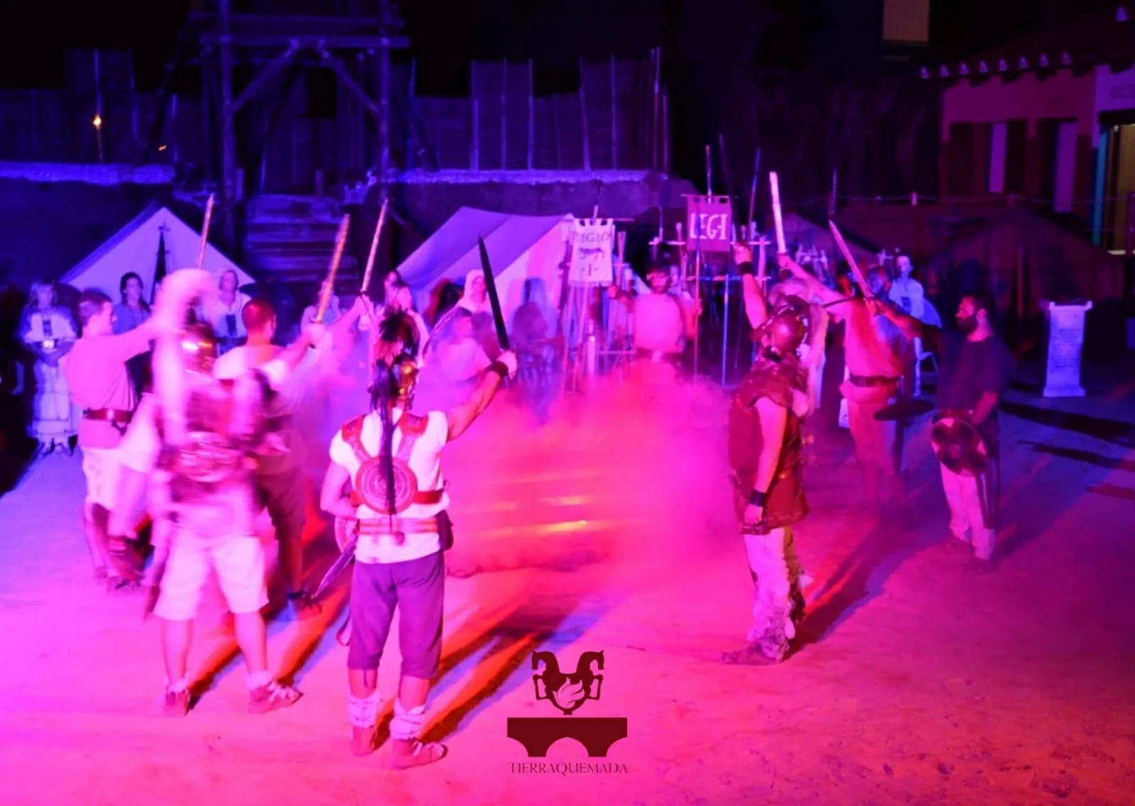 Tierraquemada en el festival de teatro.