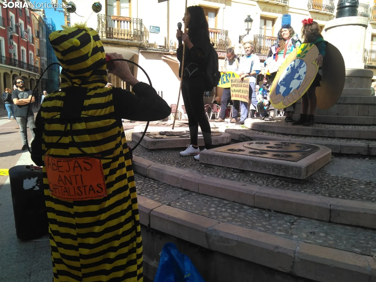 Concentración contra el cambio climático en Soria.