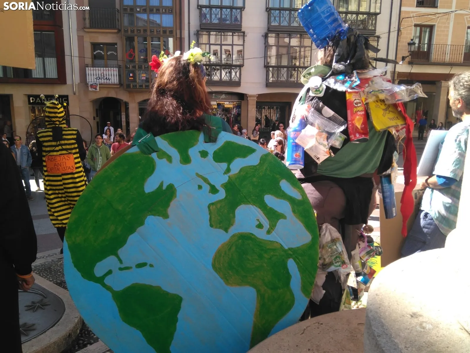 Concentración contra el cambio climático en Soria.