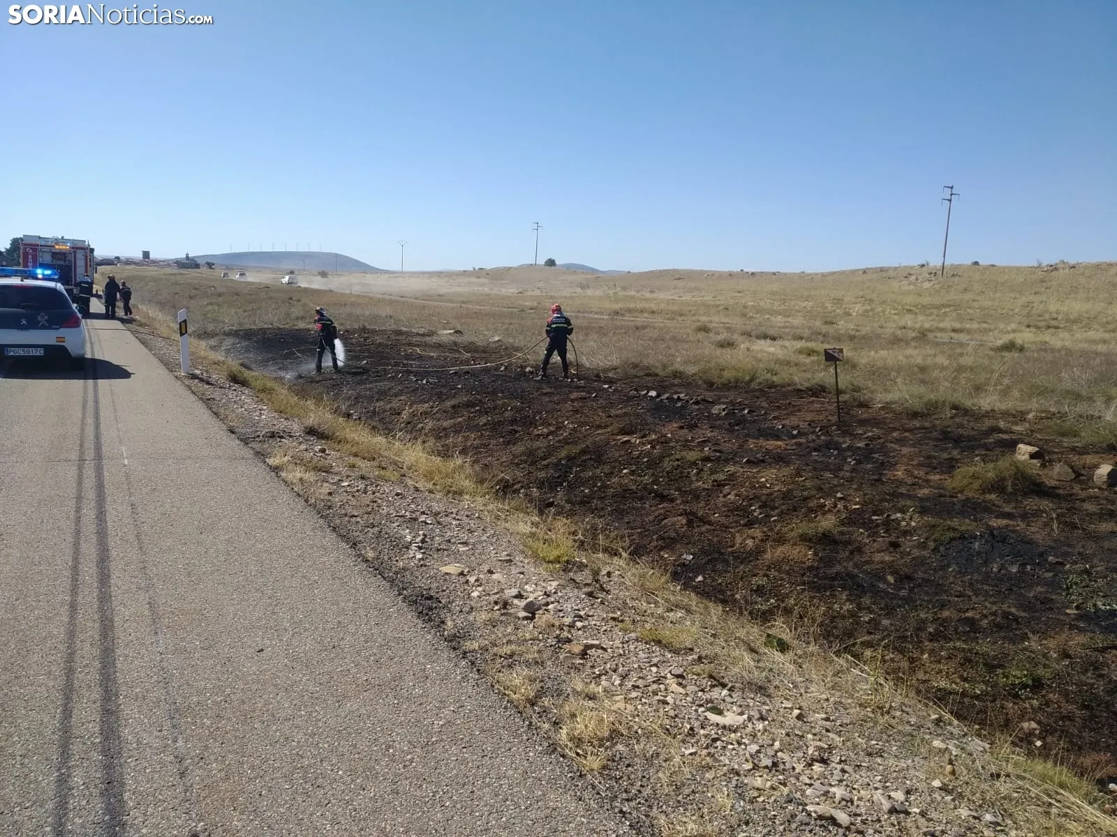 Imágenes del incendio.
