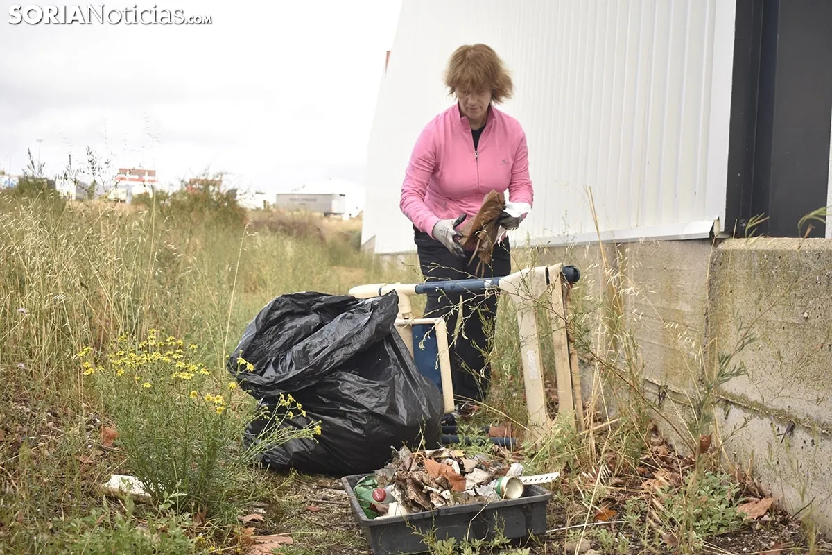 Sorianos participante en el World Cleanup Day.