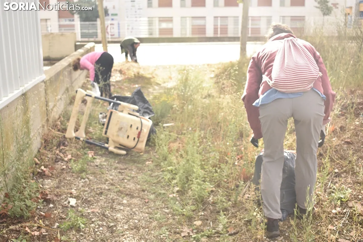 Sorianos participante en el World Cleanup Day.