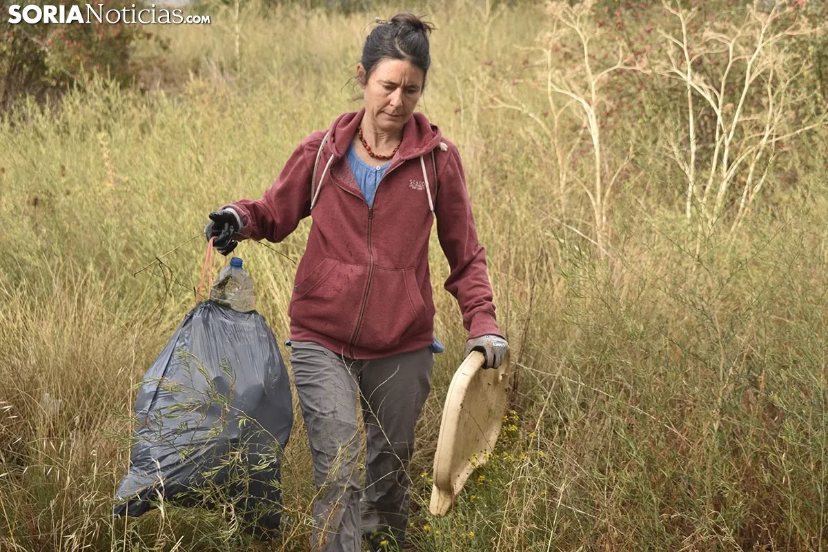 Sorianos participante en el World Cleanup Day.