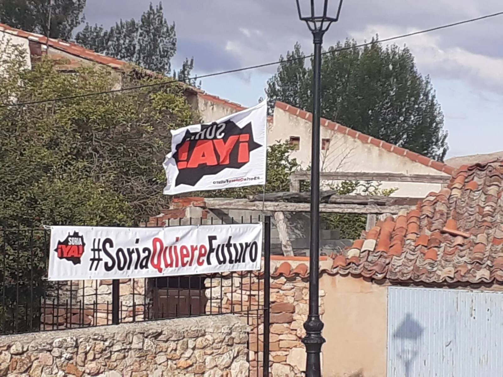 Una imagen de la jornada reivindicativa en el suroeste provincial. 