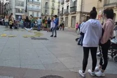 Una imagen de la manifestación de este viernes. /SN
