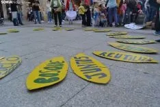 Una imagen de la manifestación de este viernes. /SN