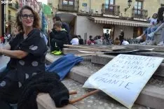 Una imagen de la manifestación de este viernes. /SN