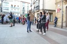 Una imagen de la manifestación de este viernes. /SN