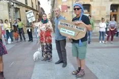 Una imagen de la manifestación de este viernes. /SN