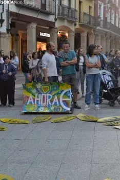 Una imagen de la manifestación de este viernes. /SN