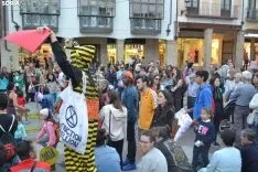 Una imagen de la manifestación de este viernes. /SN