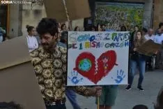 Una imagen de la manifestación de este viernes. /SN