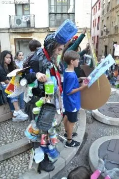 Una imagen de la manifestación de este viernes. /SN