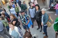 Una imagen de la manifestación de este viernes. /SN