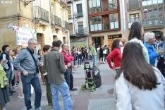 Una imagen de la manifestación de este viernes. /SN