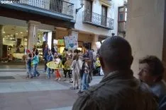 Una imagen de la manifestación de este viernes. /SN