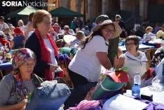 Encuentro de encajeras de bolillos en Soria. /S.N.