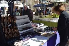 Encuentro de encajeras de bolillos en Soria. /S.N.