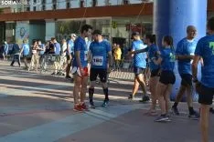 Una imagen de la tarde de atletismo popular en la capital. /SN
