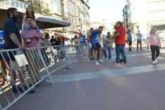 Una imagen de la tarde de atletismo popular en la capital. /SN