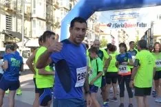 Una imagen de la tarde de atletismo popular en la capital. /SN