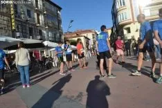 Una imagen de la tarde de atletismo popular en la capital. /SN