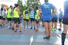 Una imagen de la tarde de atletismo popular en la capital. /SN