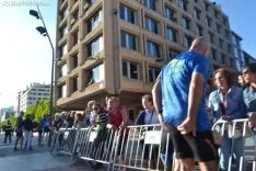 Una imagen de la tarde de atletismo popular en la capital. /SN