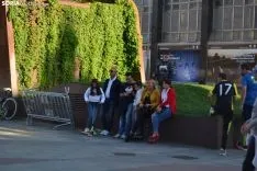 Una imagen de la tarde de atletismo popular en la capital. /SN
