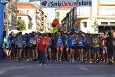 Una imagen de la tarde de atletismo popular en la capital. /SN