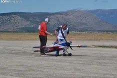 Una imagen de la prueba libre con la que cerraba el campeonato esta mañana en Velilla. /SN