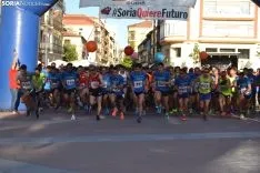 Una imagen de la tarde de atletismo popular en la capital. /SN