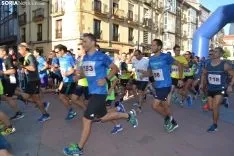 Una imagen de la tarde de atletismo popular en la capital. /SN
