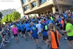 Una imagen de la tarde de atletismo popular en la capital. /SN