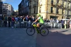 Una imagen de la tarde de atletismo popular en la capital. /SN