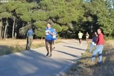 Una imagen de la tarde de atletismo popular en la capital. /SN