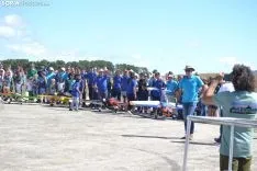 Una imagen de la prueba libre con la que cerraba el campeonato esta mañana en Velilla. /SN