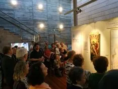 Inauguración de la exposición.
