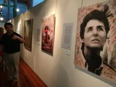 Inauguración de la exposición.