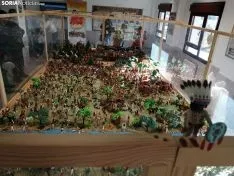 Una imagen de la muestra y el reconocimiento de esta mañana. /SN