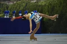 Foto 3 - La soriana &Aacute;ngela D&iacute;az, oro de patinaje art&iacute;stico en la Copa de Europa de Roana