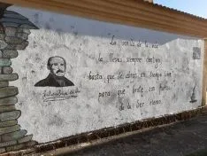 Una imagen del nuevo mural. 